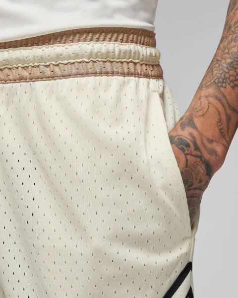 Шорти баскетбольні Nike JORDAN DRI-FIT SPORT DIAMOND SHORTS бежеві DX1487-113