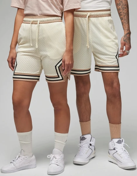 Шорти баскетбольні Nike JORDAN DRI-FIT SPORT DIAMOND SHORTS бежеві DX1487-113