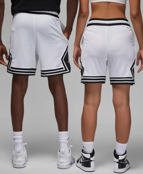 Шорты баскетбольные Nike JORDAN DRI-FIT SPORT DIAMOND SHORTS белые DX1487-100