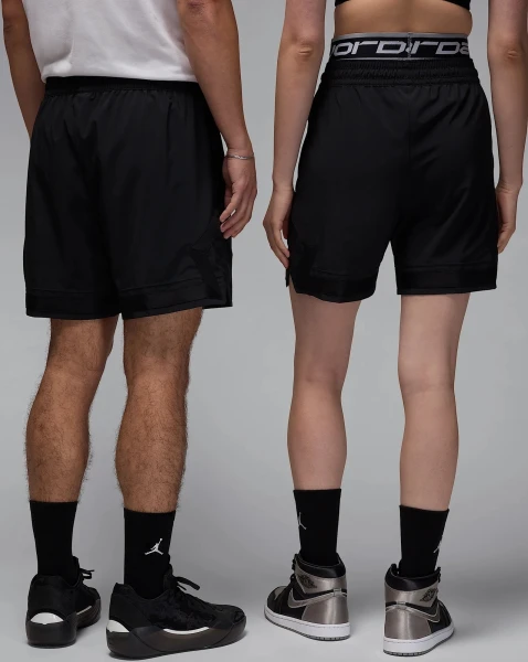 Шорты баскетбольные Nike JORDAN DRI-FIT WOVEN DIAMOND SHORTS черные FQ2989-013