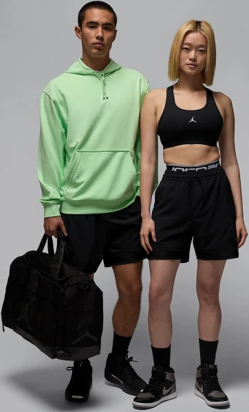 Шорты баскетбольные Nike JORDAN DRI-FIT WOVEN DIAMOND SHORTS черные FQ2989-013