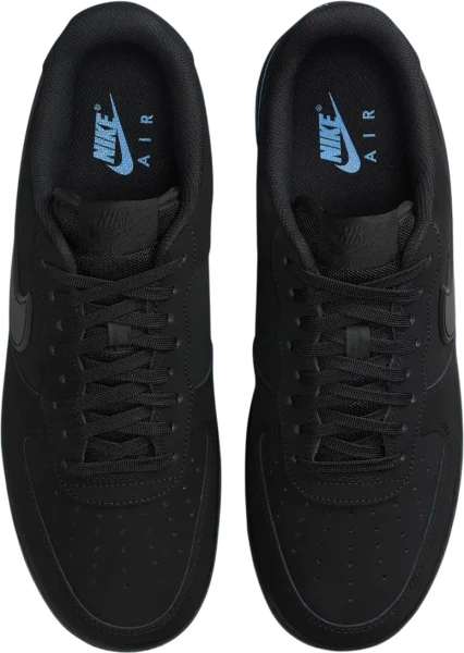 Кроссовки Nike AIR FORCE 1 07 LOW 'RUBBER SWOOSH' черно-синие HV6223-001