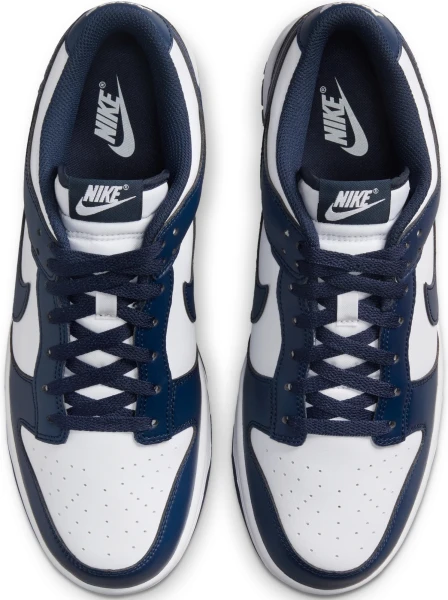 Кросівки Nike DUNK LOW RETRO темно-синьо-білі HF5441-107