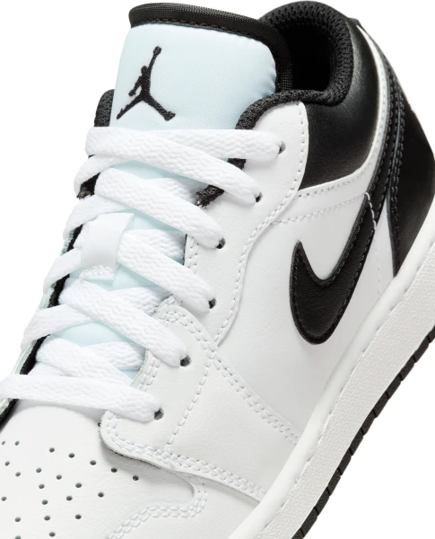 Кроссовки подростковые Nike AIR JORDAN 1 LOW (GS) бело-черные 553560-132