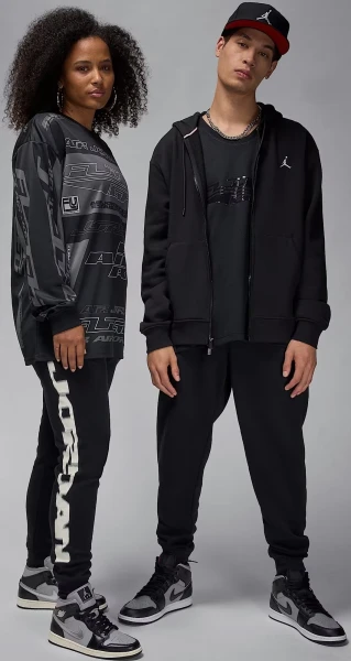 Спортивні штани Nike JORDAN MVP FLEECE TROUSERS чорні FV7229-010