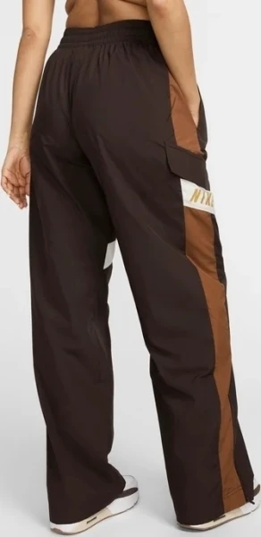 Спортивные штаны женские Nike SPORTSWEAR HIGH-WAISTED коричнево-белые HF5957-220