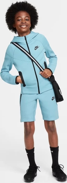 Толстовка підліткова Nike TECH FLEECE світло-блакитна FD3285-464