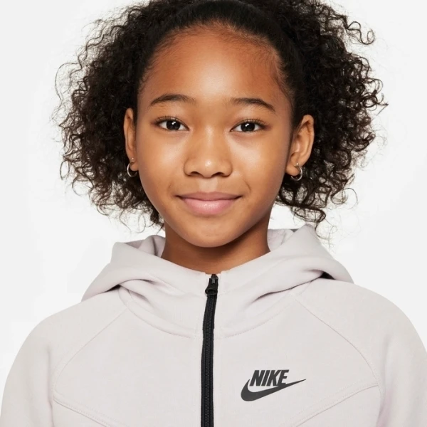 Толстовка подростковая Nike TECH FLEECE светло-сиреневая FD2979-019