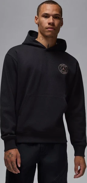 Худи Nike JORDAN PARIS SAINT-GERMAIN FLEECE PULLOVER HOODIE черное FV7730-045