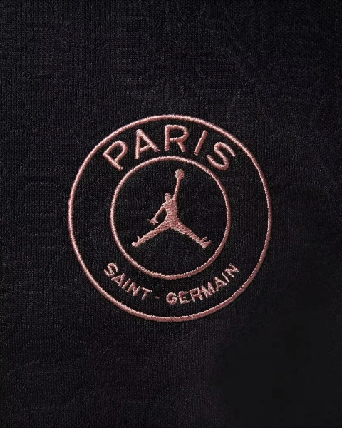 Худи Nike JORDAN PARIS SAINT-GERMAIN FLEECE PULLOVER HOODIE черное FV7730-045