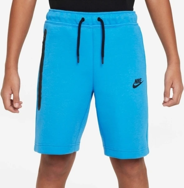Шорти підліткові Nike TECH FLEECE блакитні FD3289-435