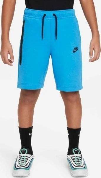 Шорти підліткові Nike TECH FLEECE блакитні FD3289-435