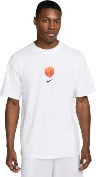 Футболка баскетбольная Nike MAX90 белая HQ0026-100