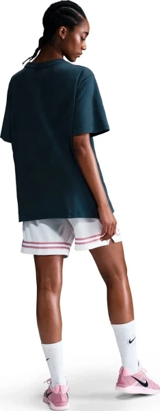 Футболка баскетбольна жіноча Nike LOOSE SHORT-SLEEVE BASKETBALL T-SHIRT SP25 темно-синя HJ3634-478