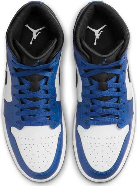 Кросівки Nike AIR JORDAN 1 MID синьо-біло-чорні DQ8426-402