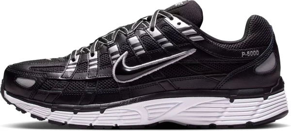 Кроссовки Nike P-6000 черно-серебряные CD6404-026