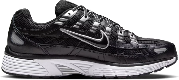 Кроссовки Nike P-6000 черно-серебряные CD6404-026