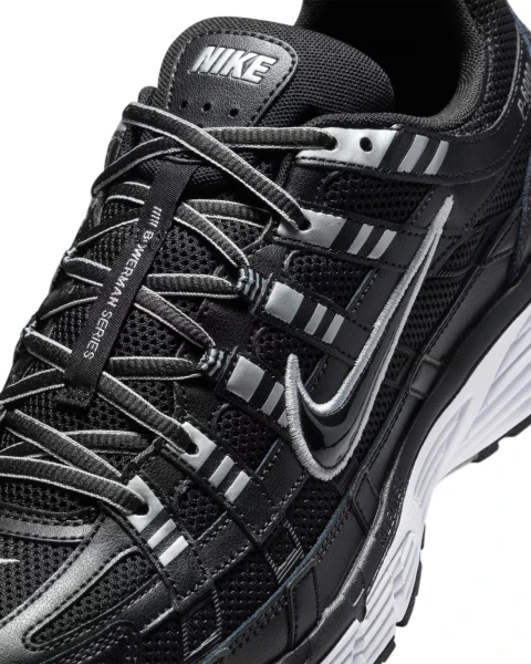 Кроссовки Nike P-6000 черно-серебряные CD6404-026