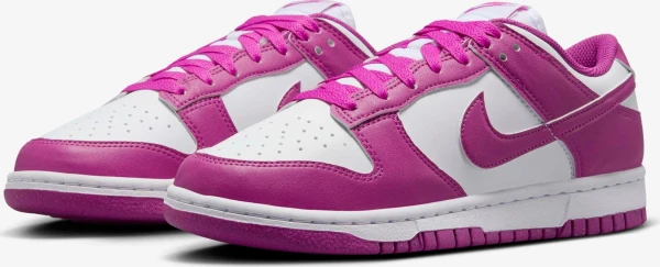 Кроссовки женские Nike DUNK LOW NEXT NATURE фуксиево-белые DD1873-110