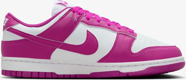 Кроссовки женские Nike DUNK LOW NEXT NATURE фуксиево-белые DD1873-110