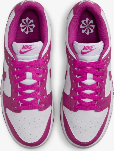 Кроссовки женские Nike DUNK LOW NEXT NATURE фуксиево-белые DD1873-110