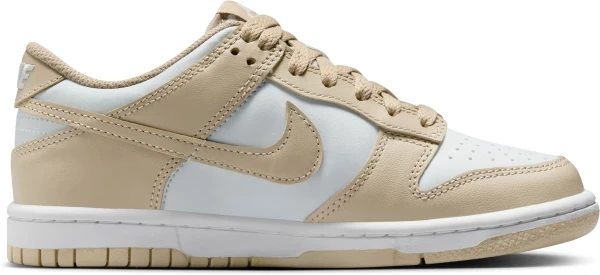 Кросівки підліткові Nike DUNK LOW (GS) бежево-білі FB9109-200