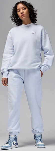 Спортивные штаны женские Nike JORDAN FLIGHT FLEECE TROUSERS светло-серые FV7059-085