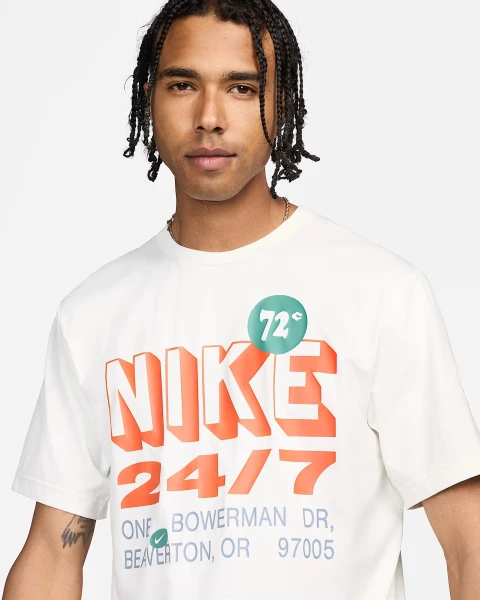 Футболка Nike HYVERSE DRI-FIT UV SHORT-SLEEVE белая FN3988-133