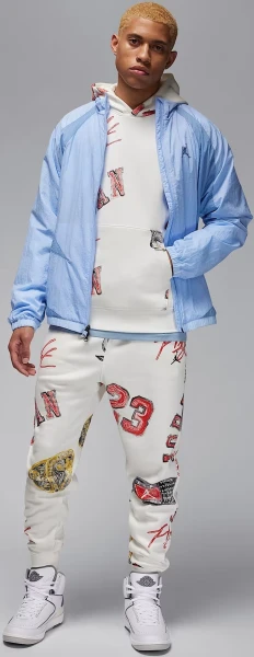 Худі Nike JORDAN BROOKLYN FLEECE PULLOVER HOODIE біле FN4545-133