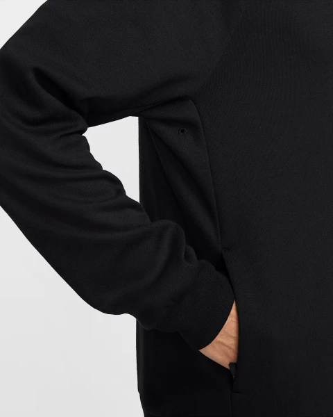 Худі Nike PRIMARY FLEECE DRI-FIT UV PULLOVER PERFORMANCE HOODIE чорне FZ0969-010