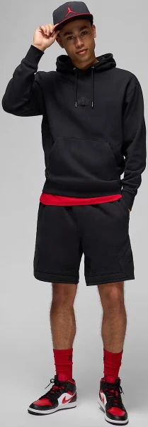 Шорти Nike JORDAN FLIGHT FLEECE DIAMOND SHORTS чорні FV7257-010