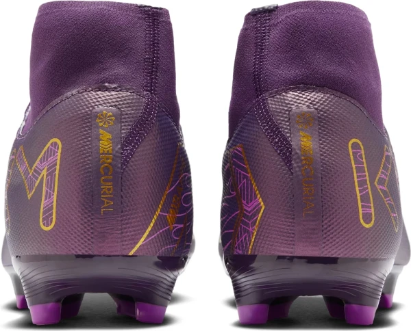 Бутсы Nike MERCURIAL ZOOM SUPERFLY 10 ACADEMY KYLIAN MBAPPÉ FG/MG темно-фиолетовые HJ7309-500
