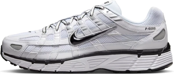 Кроссовки Nike P-6000 бело-черные CD6404-107