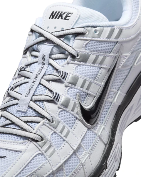 Кроссовки Nike P-6000 бело-черные CD6404-107