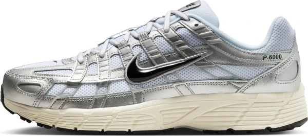 Кроссовки Nike P-6000 серебряно-белые CD6404-105