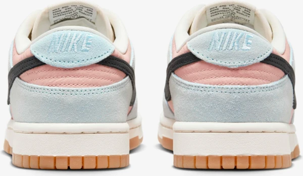 Кроссовки женские Nike DUNK LOW голубо-коралловые HJ7341-474