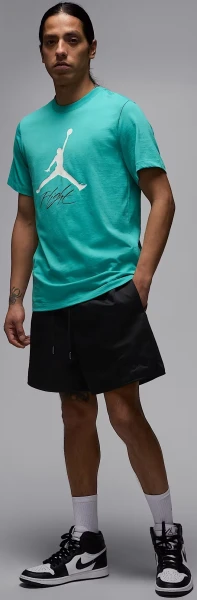 Футболка Nike JORDAN JUMPMAN FLIGHT HBR TEE бирюзовая AO0664-392