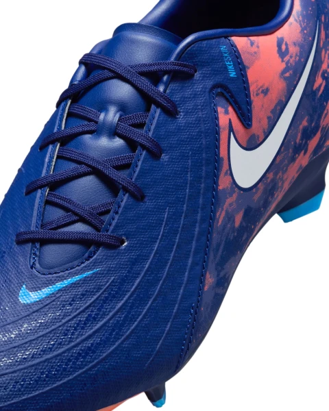 Бутси Nike PHANTOM GX 2 ACADEMY 'ERLING HAALAND' FG/MG EH темно-синьо-помаранчеві HF1609-400