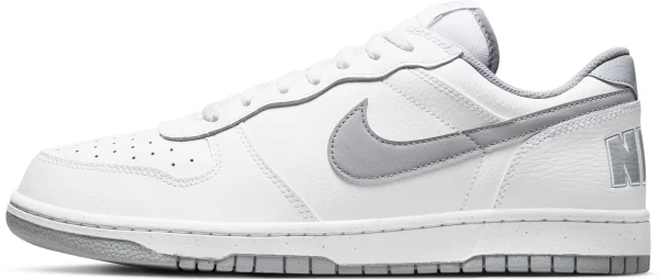 Кроссовки Nike BIG LOW бело-серые 355152-106