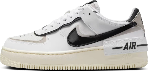 Кросівки жіночі Nike AIR FORCE 1 SHADOW біло-сіро-чорні DZ1847-110
