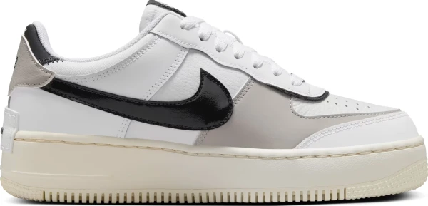 Кросівки жіночі Nike AIR FORCE 1 SHADOW біло-сіро-чорні DZ1847-110