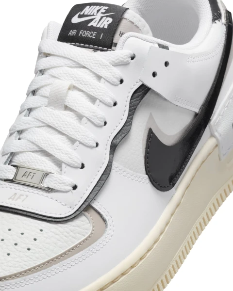 Кросівки жіночі Nike AIR FORCE 1 SHADOW біло-сіро-чорні DZ1847-110