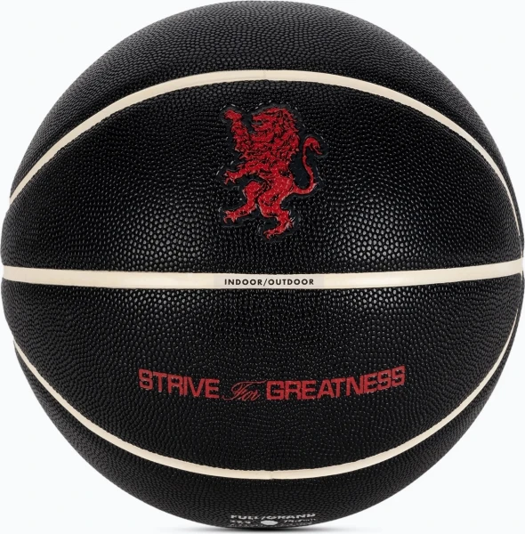 Баскетбольний м'яч Nike ALL COURT 2.0 8P L JAMES DEFLATED чорно-червоний Розмір 7 N.100.4368.097.07