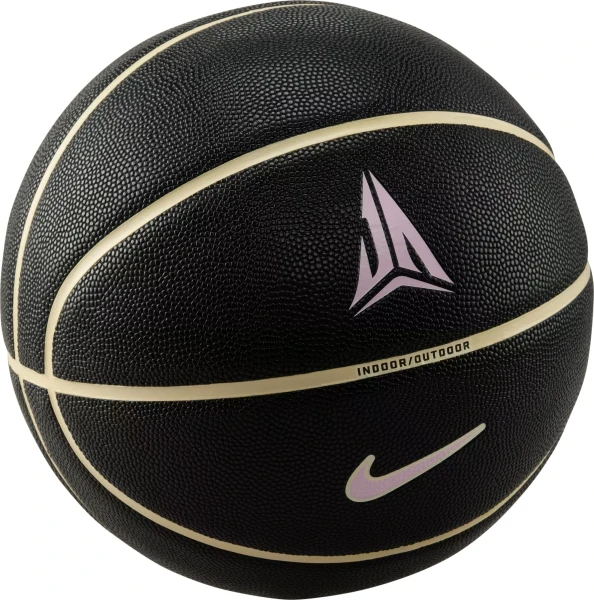 Баскетбольний м'яч Nike ALL COURT 8P J MORANT DEFLATED чорно-бежево-світло-рожевий Розмір 7 N.101.1051.011.07