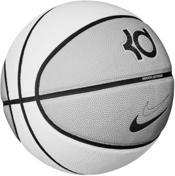 Баскетбольний м'яч Nike ALL COURT 8P K DURANT DEFLATED біло-сірий Розмір 7 N.100.7111.113.07