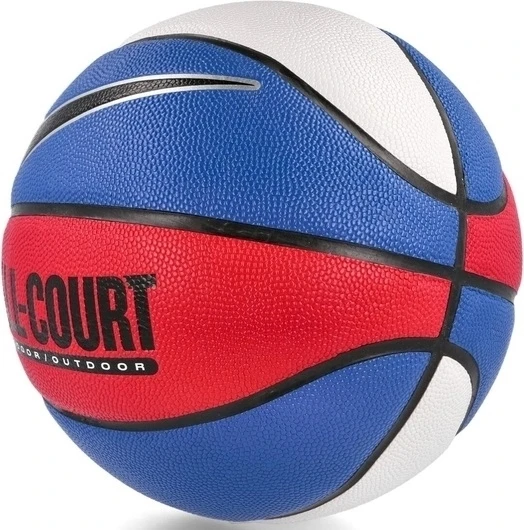 Баскетбольний м'яч Nike EVERYDAY ALL COURT 8P DEFLATED синьо-біло-червоний Розмір 7 N.100.4369.470.07