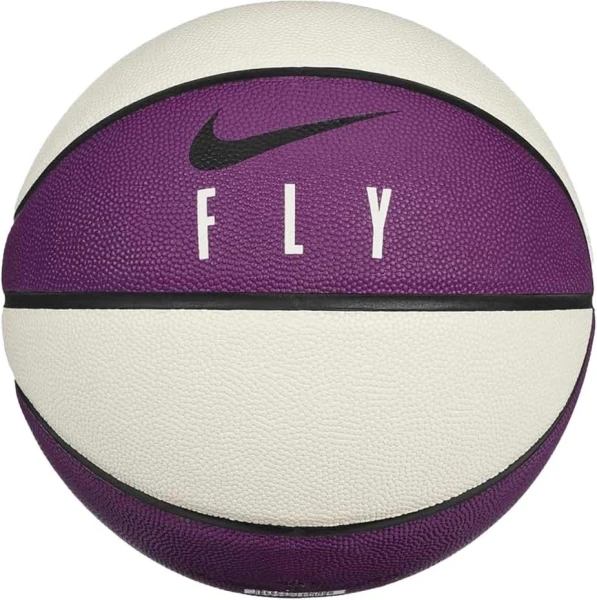 Баскетбольний м'яч Nike EVERYDAY ALL COURT 8P DEFLATED фіолетово-білий Розмір 7 N.100.4369.517.07