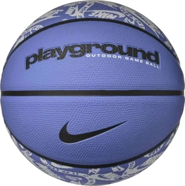 Баскетбольный мяч Nike EVERYDAY PLAYGROUND 8P GRAPHIC DEFLATED сине-бело-черный Размер 5 N.100.4371.431.05