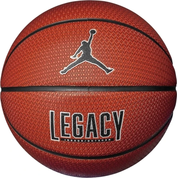 Баскетбольный мяч Nike JORDAN LEGACY 2.0 8P DEFLATED коричневый Размер 6 J.100.8253.855.06