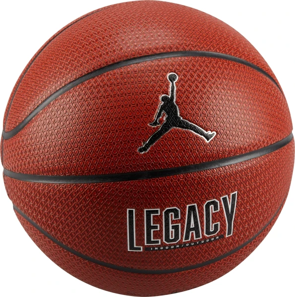 Баскетбольный мяч Nike JORDAN LEGACY 2.0 8P DEFLATED коричневый Размер 6 J.100.8253.855.06